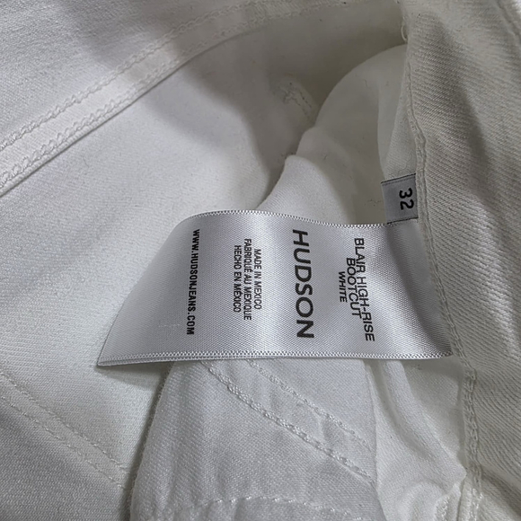 HUDSON High Rise Bootcut Jeans White Women’s Size 32 - Picture 6 of 12